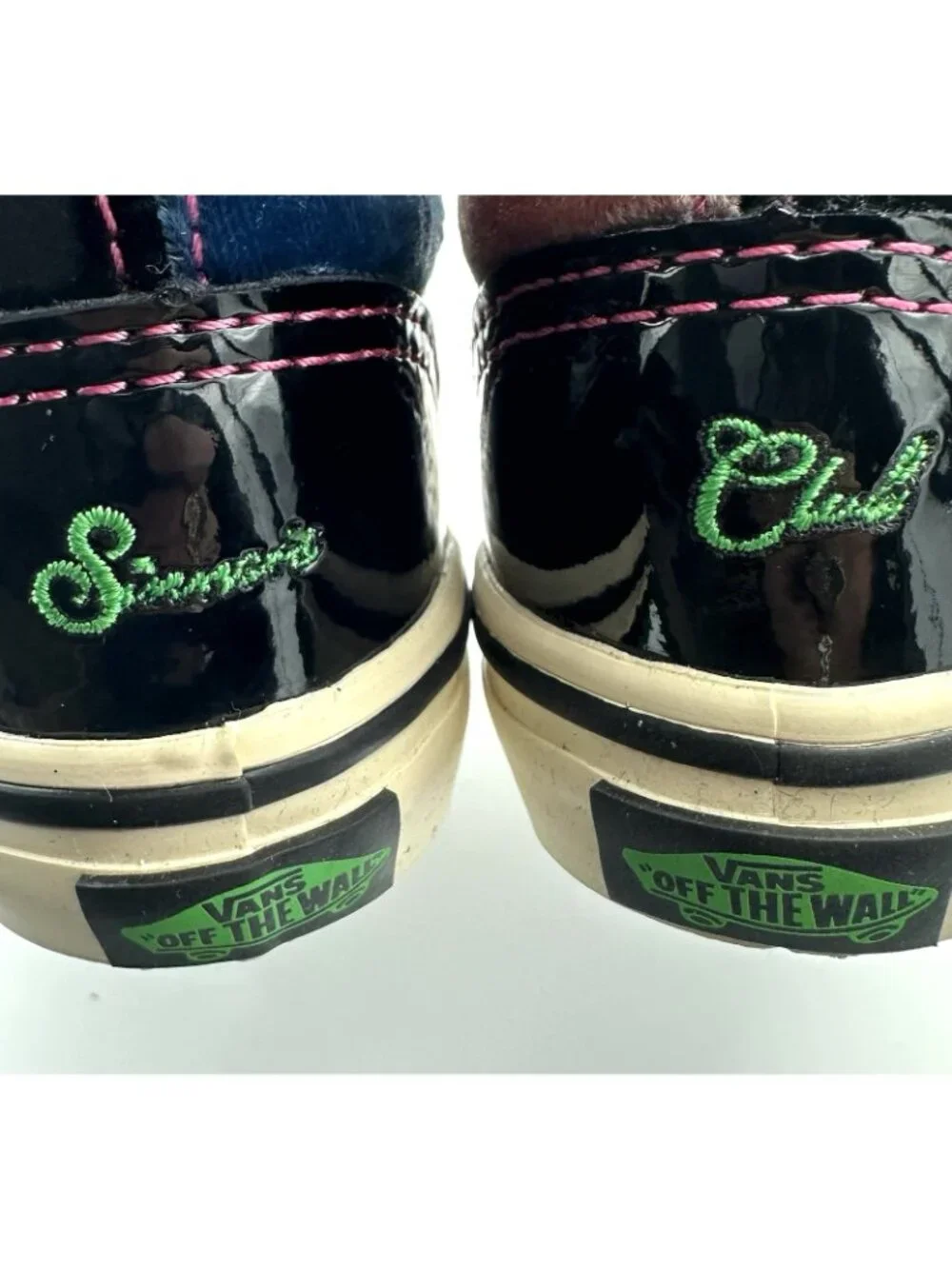 NEW Rare Vans TODDLER Sz 6 Vault  Sinner’s Club Old Skool V Checkerboard Velvet